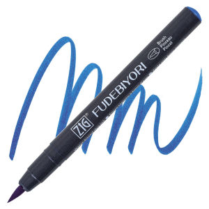 Zig Fudebiyori Brush Pen - Persian Blue