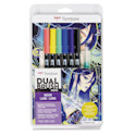 Tombow Dual Brush Manga Illustration Pens - Moon, Kit of 10