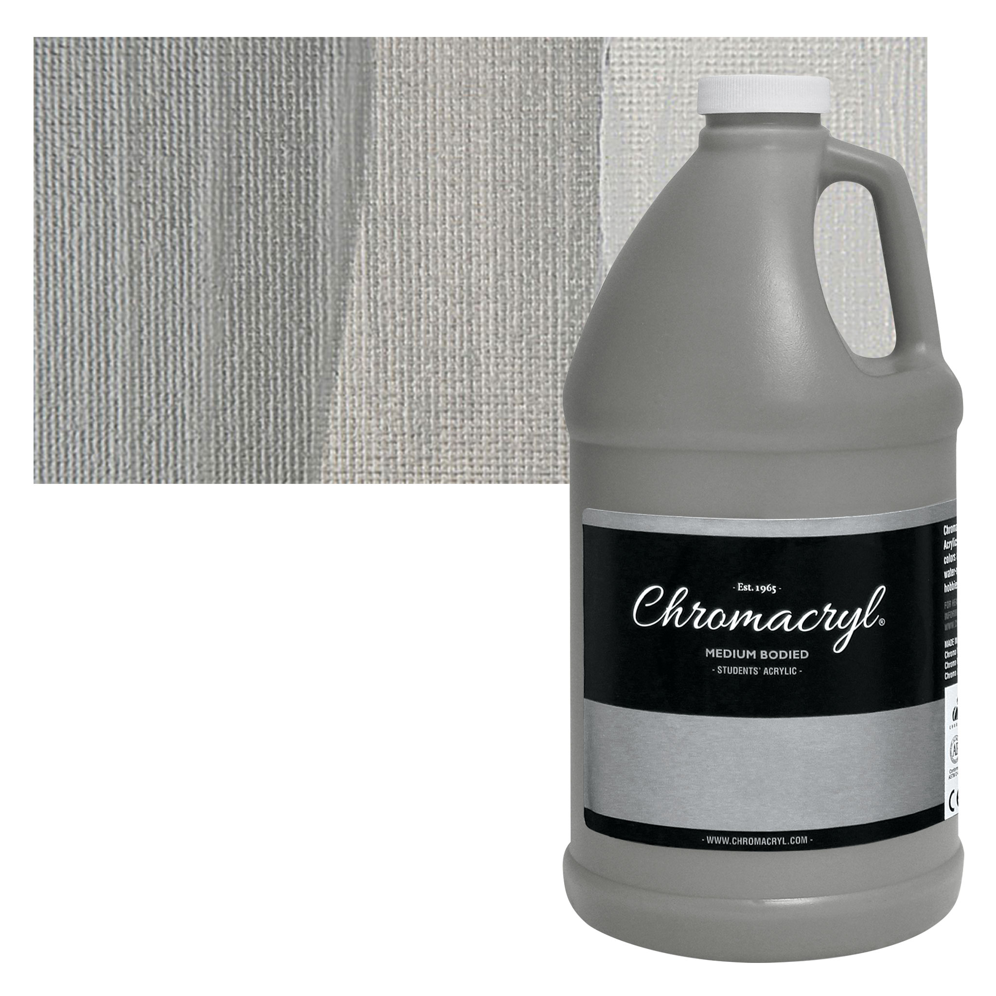 Chromacryl Students Acrylic Paint, 1/2 Gallon, White