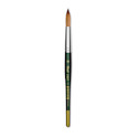 Utrecht Series 6150 Synthetic Golden Taklon Watercolor Brush - Round, Size 16, Short Handle
