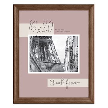 Open in modal - MCS Classic Edge Frame - 16" x 20" Walnut