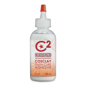 Cosclay C2 Clearbond Oven-Cure Adhesive - 2 oz