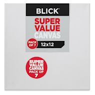 Blick Super Value Canvas Pack - 12" x 12", Pkg of 7