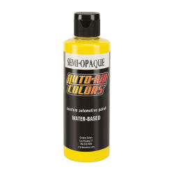 Createx Auto Air Color - 4 oz, Semi-Opaque Lemon Yellow