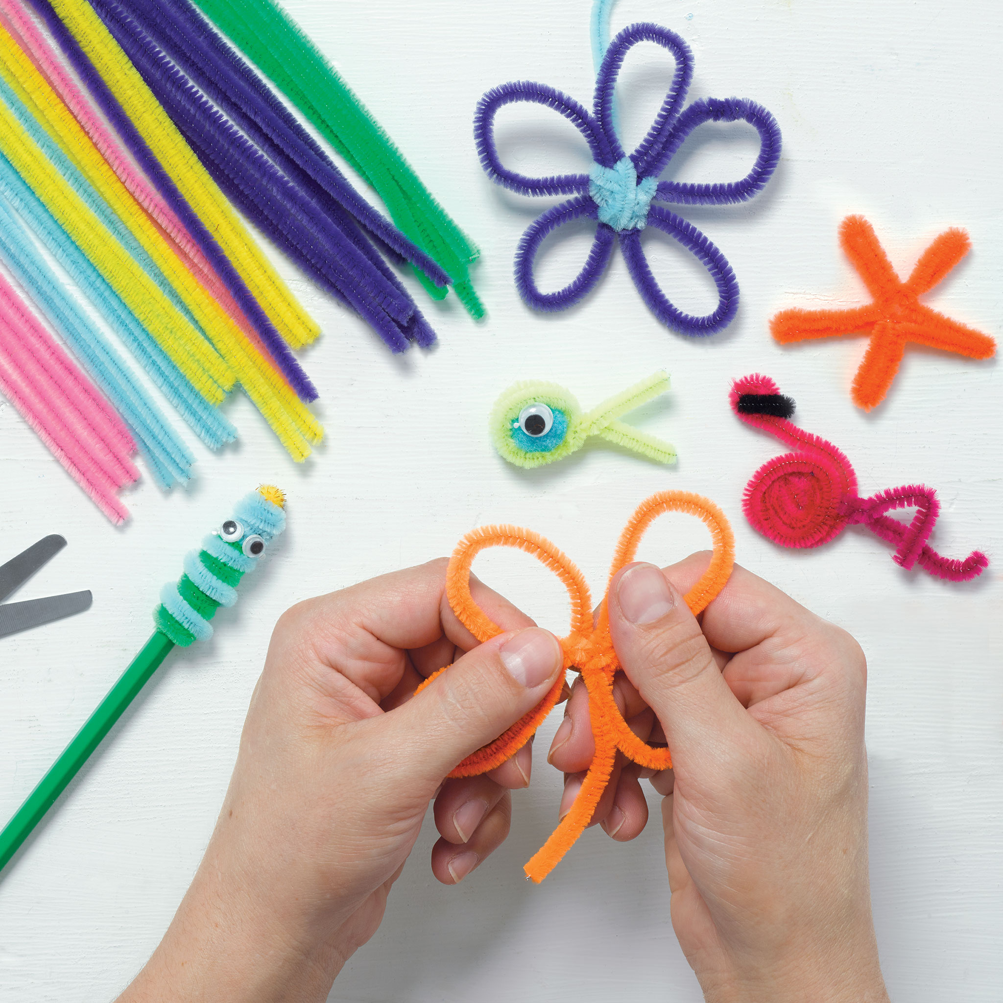 Chenille Stem Flowers - Ben Franklin Crafts and Frame Shop