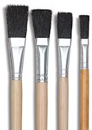Crayola Black Bristle Easel Brushes