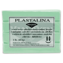 Van Aken Plastalina Modeling Clay - 1 lb, Pastel Green