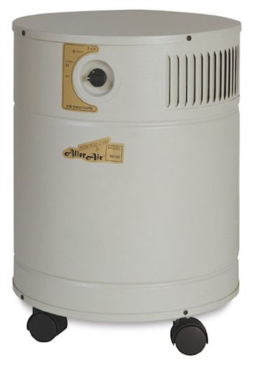 Open in modal - Air Purifier - Front view of Sandstone Exec Purifier showing controls