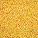 John Bead Solgel Chalk Dyed Czech Seed Beads - 11/0, Yellow, 23 g vial