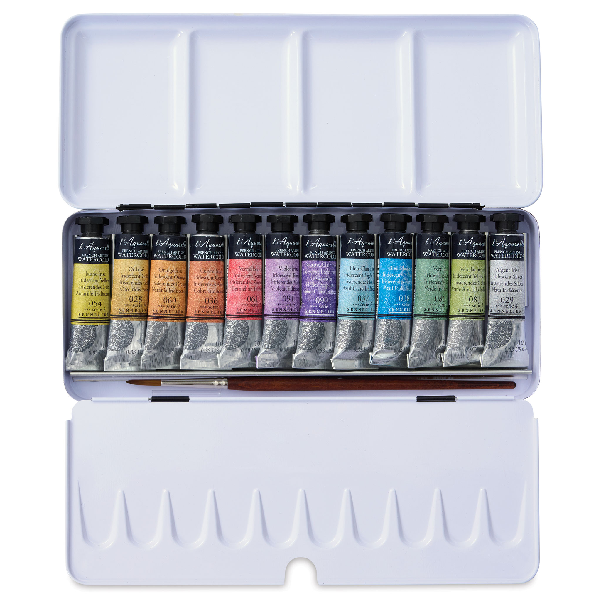 Sennelier French Artists' 6-Color Iridescent Watercolor