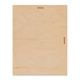American Easel Maple Panel - 11" x 14", 1/2" Profile, Keyhole back