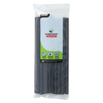 Surebonder Cosplay Stik Dual Temp Glue Sticks - Black, front of the packaging