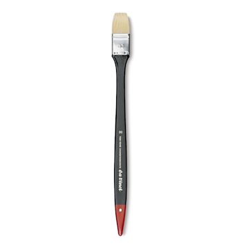 Open in modal - Da Vinci Maestro 2 Hog Bristle Spalter Brush - Flat, Long Handle, Size 30