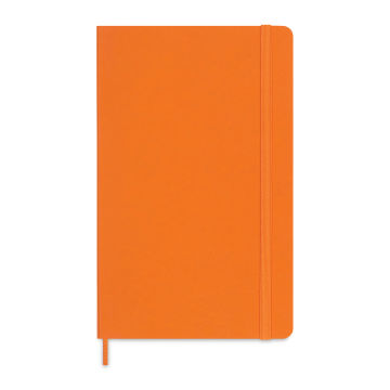 Moleskine Precious and Ethical Vegan Leather Notebook - 5" x 8-1/4", Ruled, Orange, 176 Pages, front cover