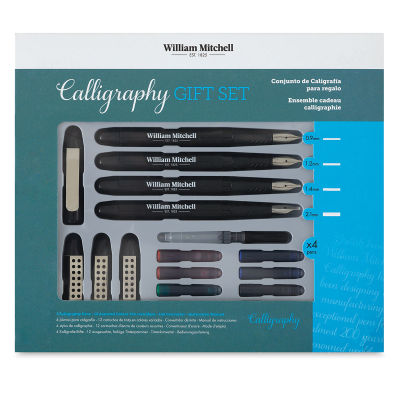 William Mitchell Calligraphy Sets - Front of package of Gift Set