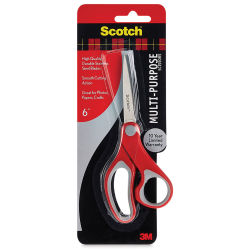 Scotch Multi-Purpose Scissors, 6", In Package, Front