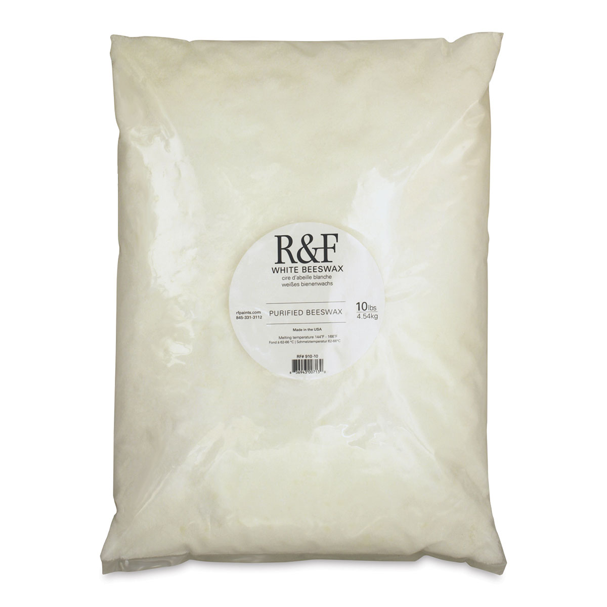 R&F Handmade Paints White Beeswax 1lb