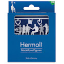 Schulcz Scale Model Figures - Hermoli Sitting, Pkg of 15, 1:50, 1/4