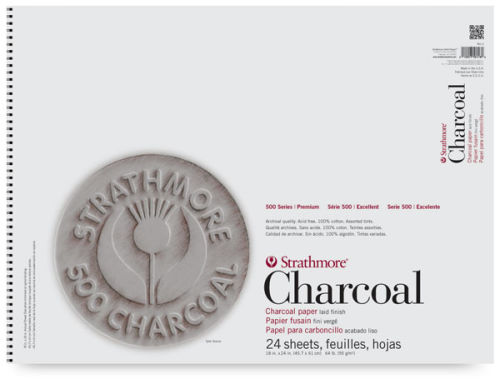 Strathmore (560-3 500 Series Charcoal Pad, 18x24, 24 Sheets