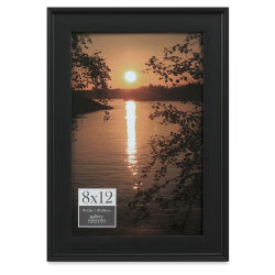 Nielsen Bainbridge Gallery Solutions Digital Format Frames with label showing Sunset 