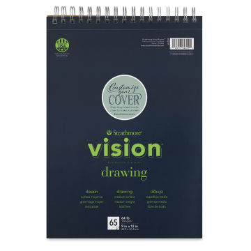 Strathmore Vision Drawing Pads - Front view of Cover of Drawing Pad