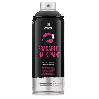 MTN Pro Erasable Chalk  Spray Paint - Black, 400 ml