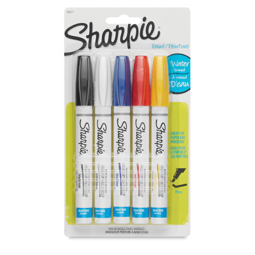 Sharpie Paint Marker Set, 5-Pack