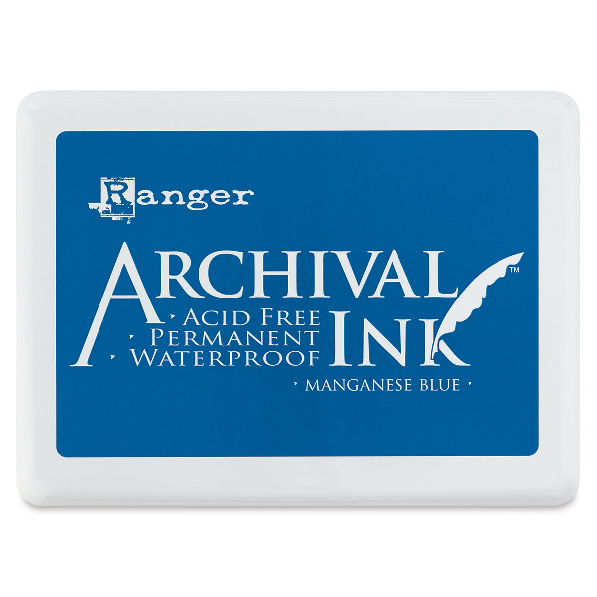 Ranger Archival Ink Vermillion Red Permanent Stamping Ink Pad - TH