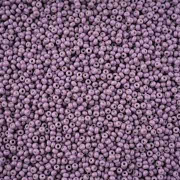 Open in modal - John Bead Solgel Chalk Dyed Czech Seed Beads - Orchid