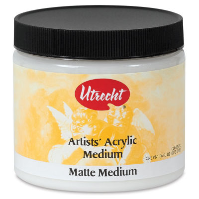 Utrecht Acrylic Medium - Matte Medium, Pint