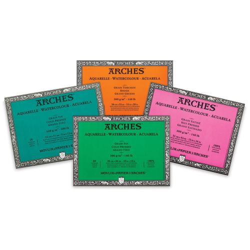 New York Central Watercolor Paper 140 lb Hot Press - 5 x 7 (10 Pack)