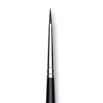 Open in modal - Da Vinci Casaneo Synthetic Squirrel Watercolor Brush - Round, Size 1, Short Handle, Synthetic