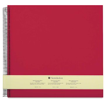 Open in modal - Semikolon Black Page Photo Album - Large Economy, Pink