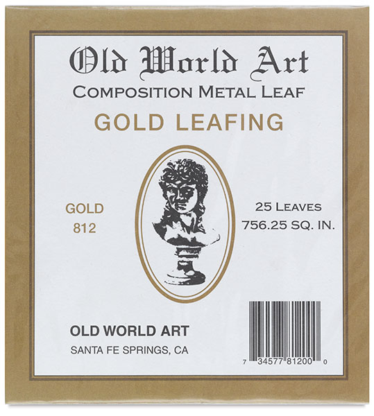 Old World Art Leaf - 25 Sheets, Gold