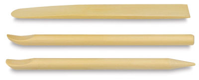Genuine Boxwood Tools - Set of 3 shown horizontally