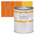 Gamblin Artist's Oil Color - India Yellow, 16 oz Can