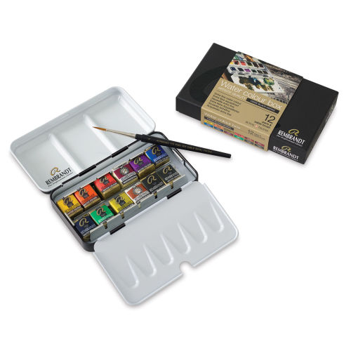 Watercolor Travel Palette Oxide Set