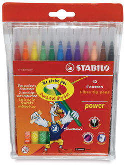 Power Markers, Wallet of 12 Colors