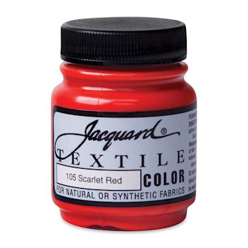 Open in modal - Jacquard Textile Color - Scarlet Red, 2.25 oz jar