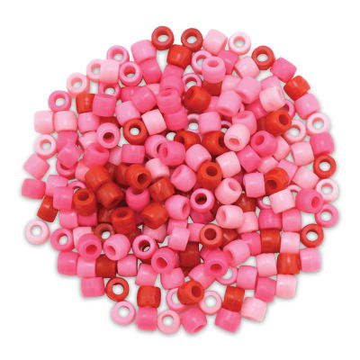 Craft Medley Barrel Pony Beads - Princess, Package of 200