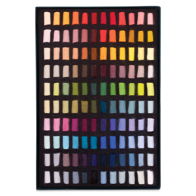 Unison Handmade Pastels - Assorted Colors, Half Stick, Set of 120 (set contents)