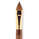 Escoda Reserva Kolinsky-Tajmyr Sable Brush - Filbert, Long Handle, Size 20