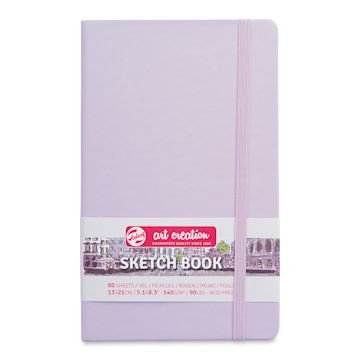 Open in modal - Talens Art Creations Sketchbook - Pastel Violet, 8.3" x 5.1"