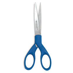 Westcott All Purpose Stainless Steel Scissors - Upright pair of 7" Blue Straight Scissors 