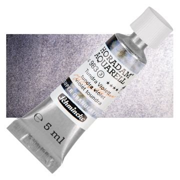 Open in modal - Schmincke Horadam Aquarell Artist Watercolor - Tundra Violet, 5 ml tube and swatch