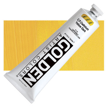 Cadmium Yellow Medium Hue (Golden Acrylic Heavy Body) – Alabama Art Supply