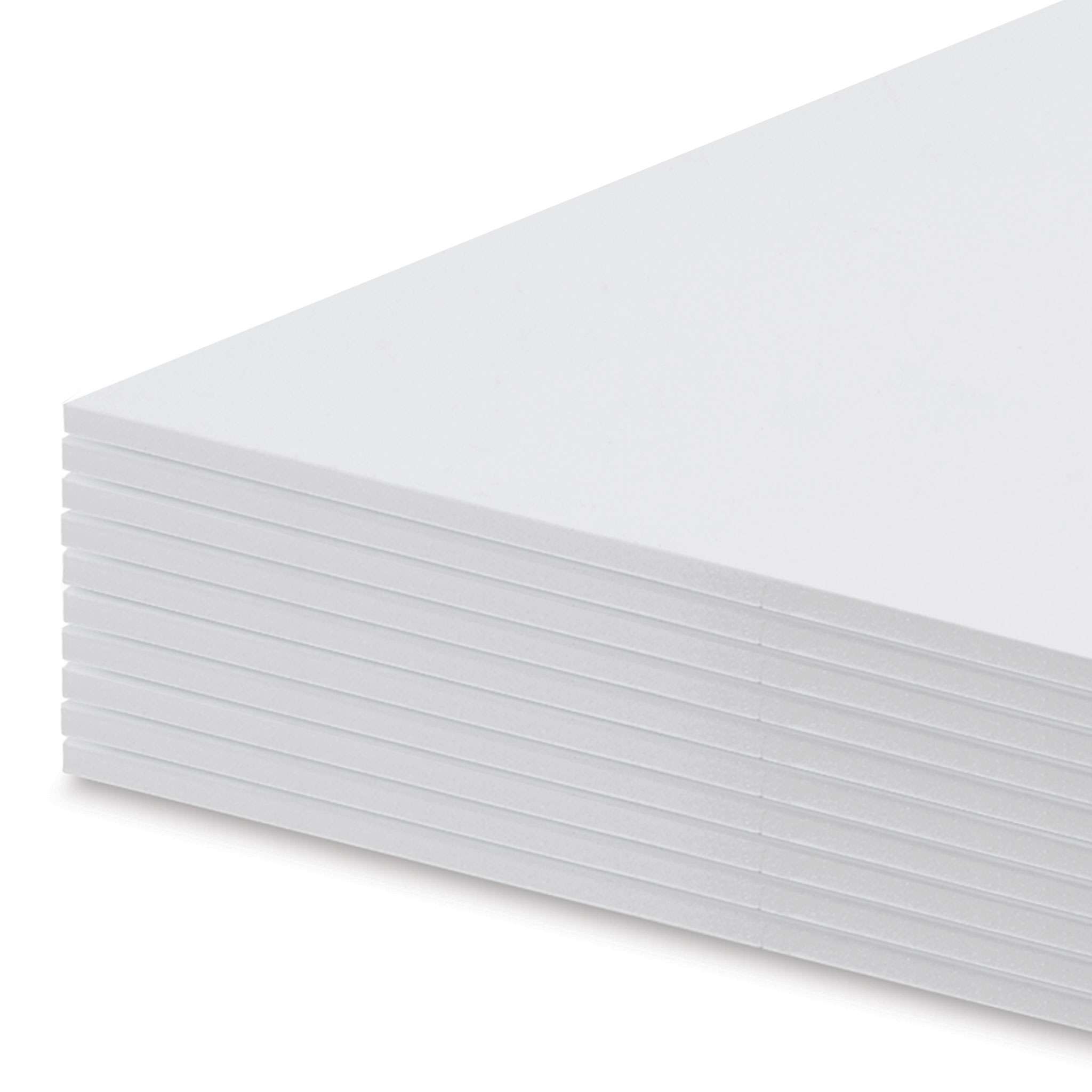 White Foam Board - 30 inch x 40 inch x 3/16 inch, Pkg of 10