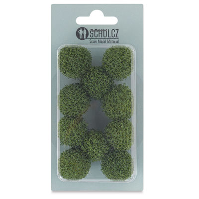 Schulcz Scale Model Foliage Spheres - Plant Foam, 25 mm, Pkg of 10 (front of package)