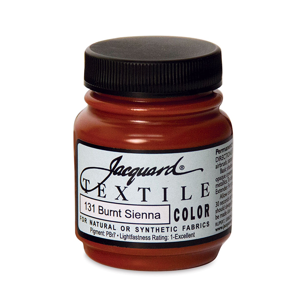 Jacquard Permanent Textile Color 2.25 oz. Jar - Raw Sienna