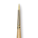Raphaël D'Artigny Interlocked White Bristle Brush - Round, Long Handle, Size 2